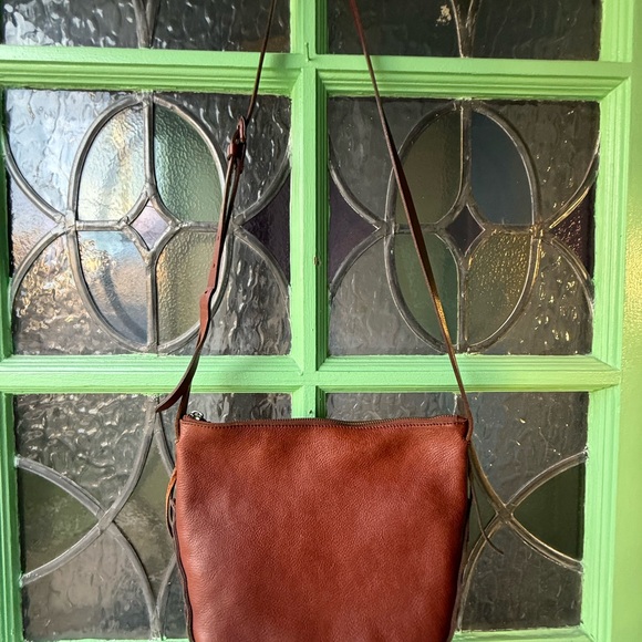 Madewell Rich Brown Leather Shoulder Bag - Picture 2 of 4